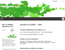 Tablet Screenshot of janun-hannover.de